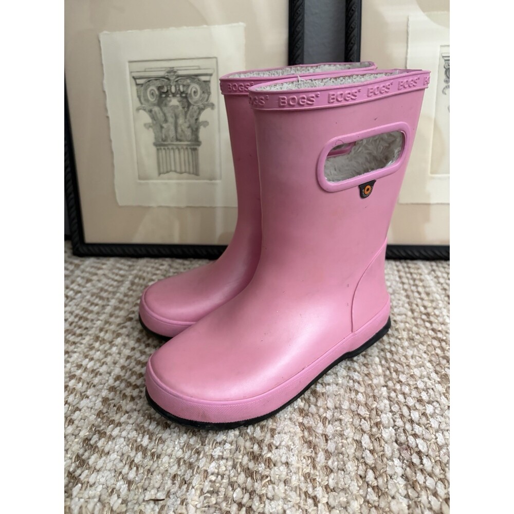 Bogs Classic Pink Kids Boots Size 13/EU 30Kids Hot Pink Rose Waterproof